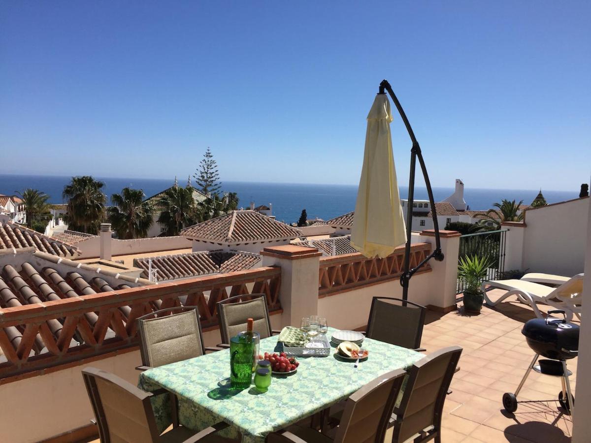 Burriana Beach, Pool, Big Terrace, Superb Seaviews Нерха Экстерьер фото