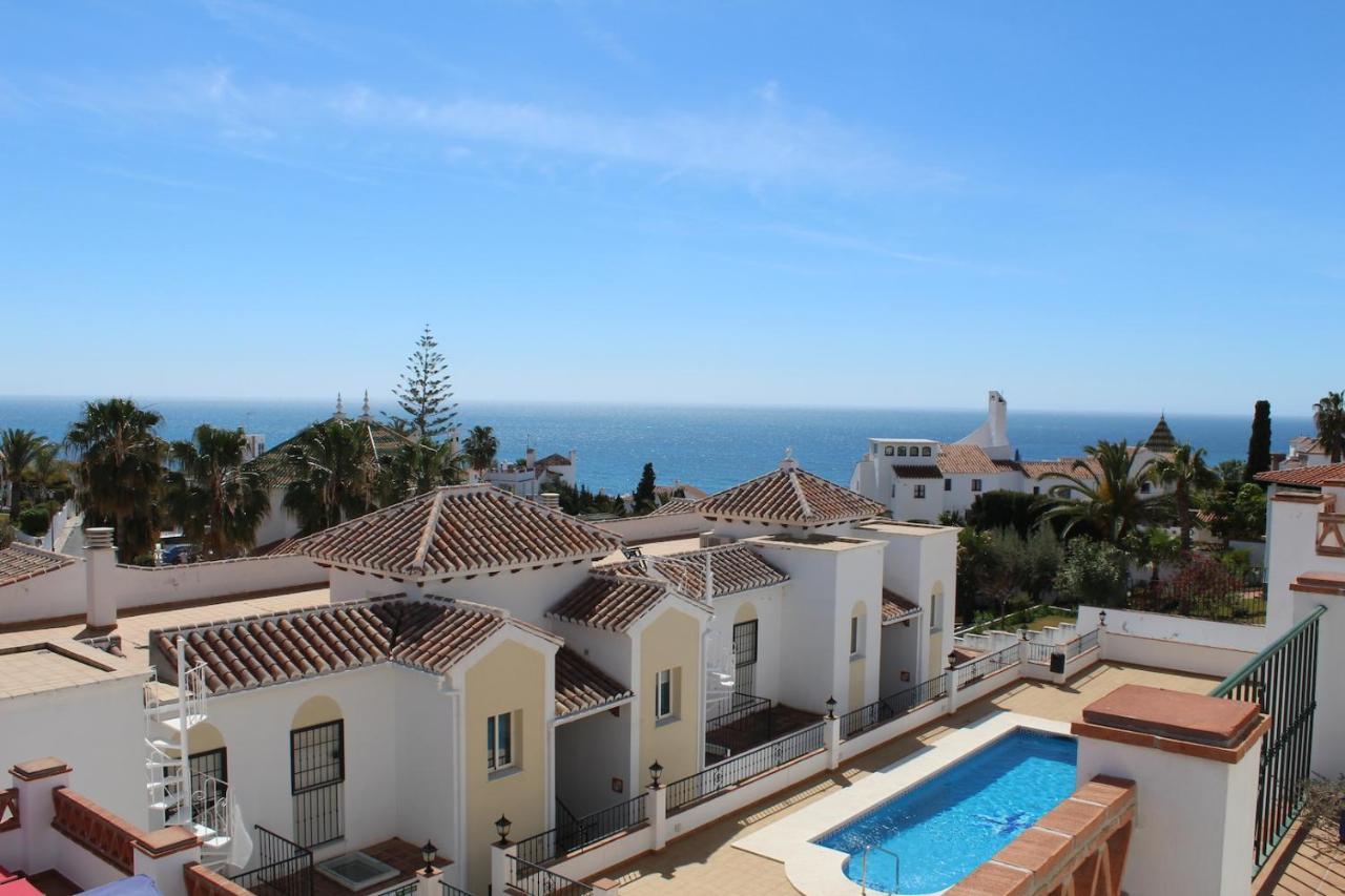 Burriana Beach, Pool, Big Terrace, Superb Seaviews Нерха Экстерьер фото